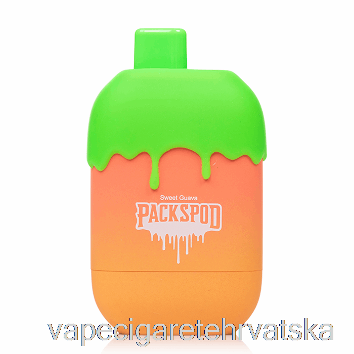 Vape Hrvatska Packwood Packspod 5000 Disposable Guava Bubblegum (slatka Guava)